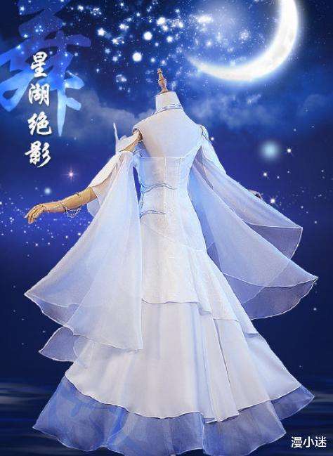 斗罗大陆：小舞白色COS服来袭，仙气缭绕，荷叶裙摆设计太美了插图15